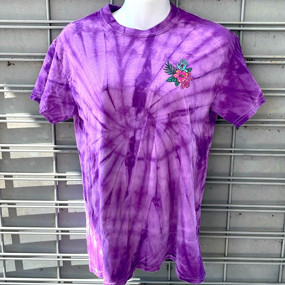 Santa Cruz Purple Tie Dye Tshirt